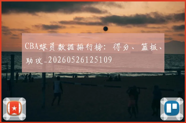 CBA球员数据排行榜:得分、篮板、助攻_20260526125109
